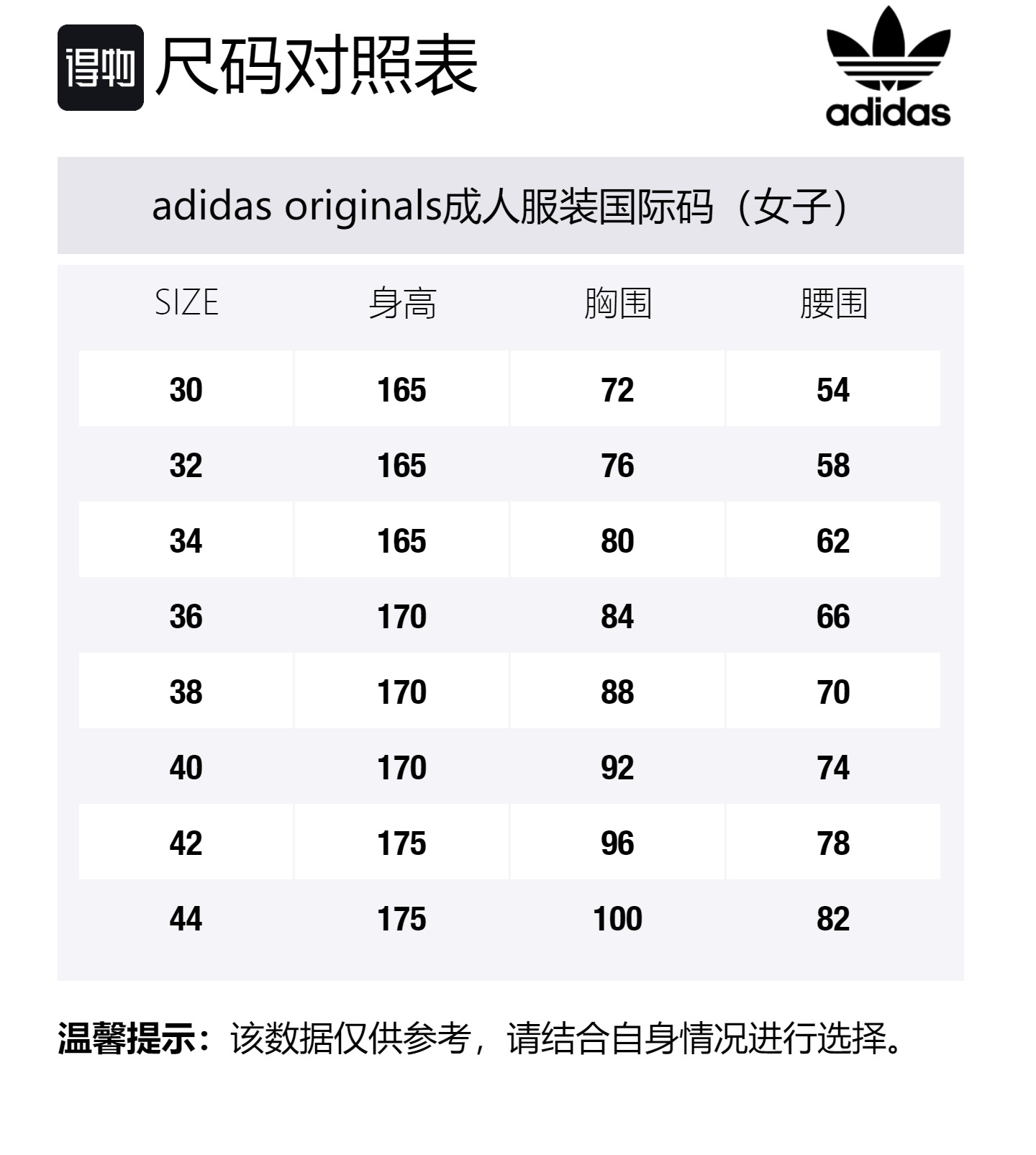 Size Table