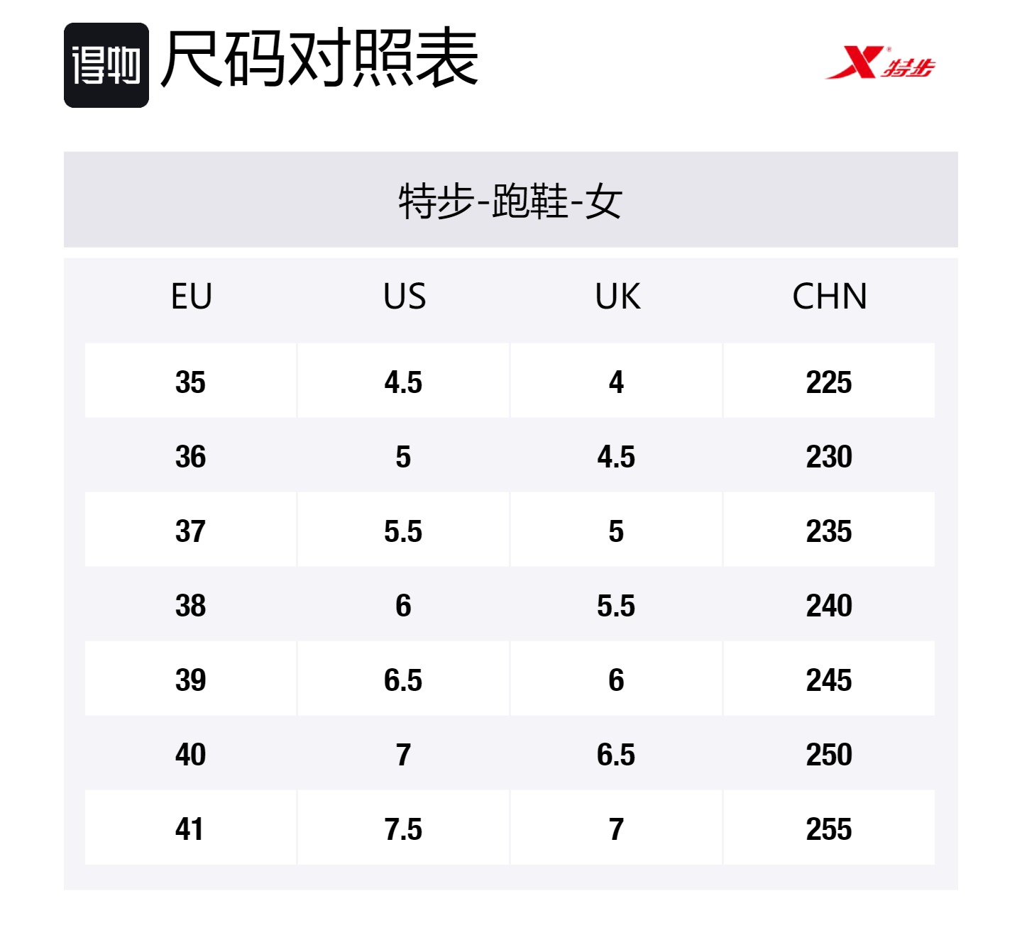 Size Table